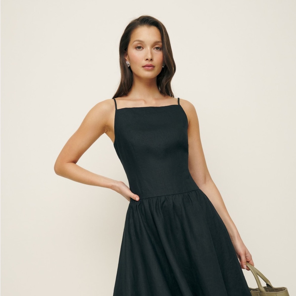 Reformation Clarabelle Linen Dress